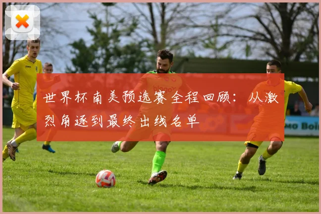 世界杯南美预选赛全程回顾：从激烈角逐到最终出线名单