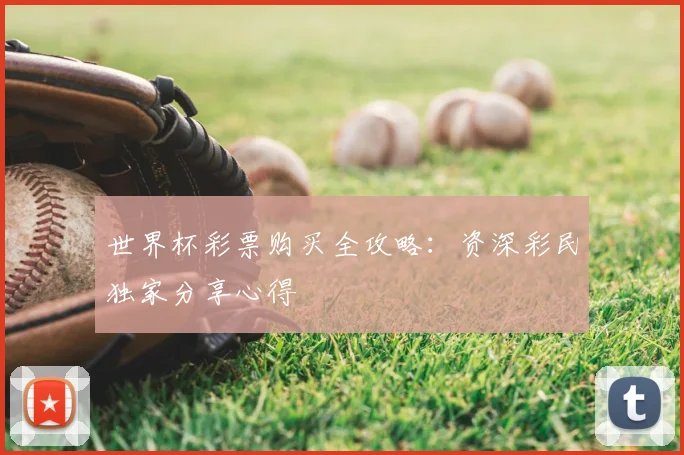 世界杯彩票购买全攻略：资深彩民独家分享心得